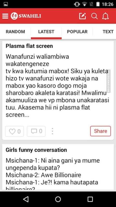 Swahili Jokes & Funny Pics screenshot 3