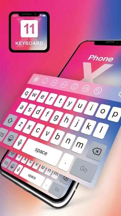 Keyboard for Phone X screenshot 3