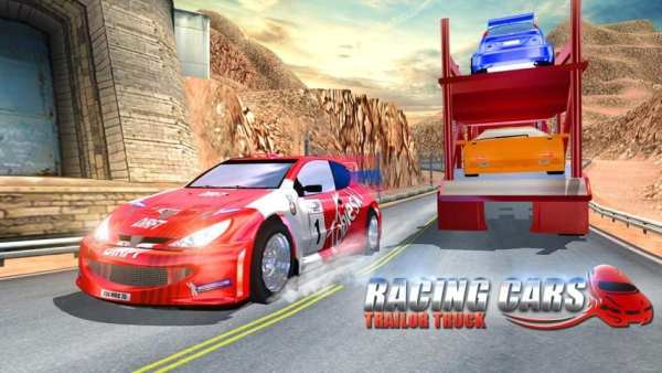 Racing Cars Trailer Truck 3D screenshot 12