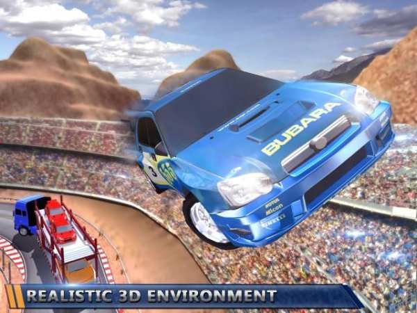 Racing Cars Trailer Truck 3D screenshot 4