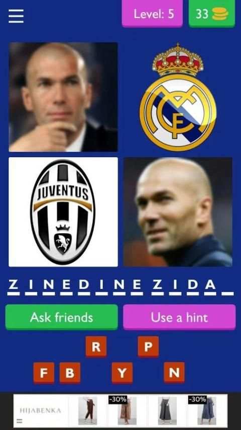 FOOTBALL PLAYER QUIZ screenshot 5