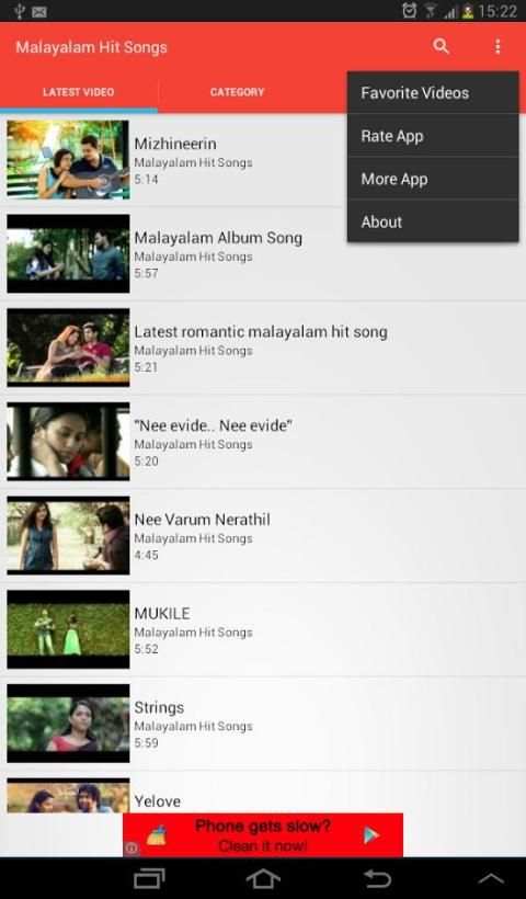 Malayalam Hit Songs 2 تصوير الشاشة