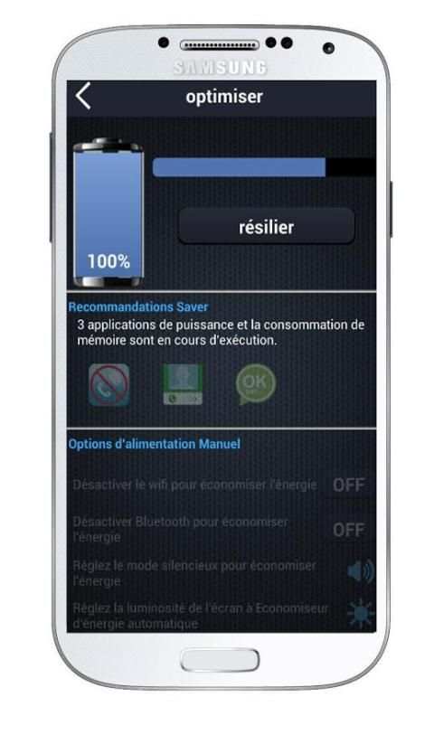 DU Battery Saver-de batterie स्क्रीनशॉट 2