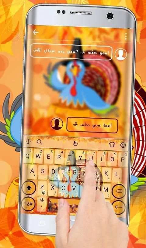 Thanksgiving Thanks Keyboard Theme screenshot 5
