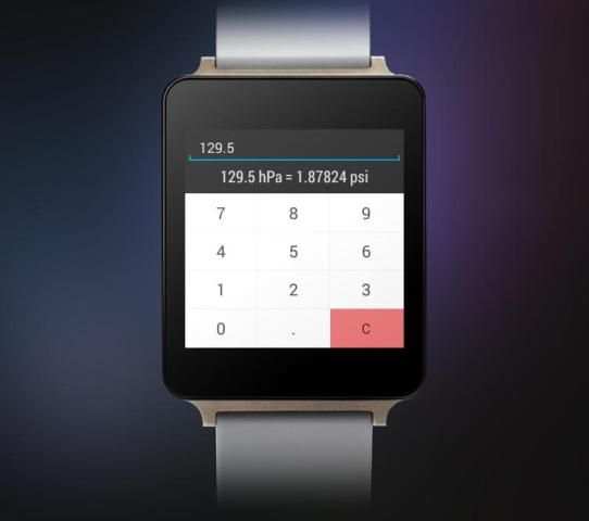 Calc Wear (Android Wear) screenshot 1