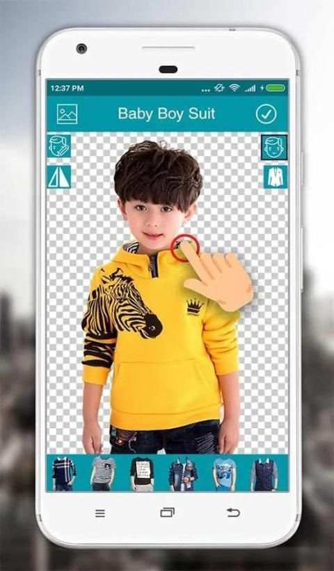 Baby Boy Photo Suit Editor स्क्रीनशॉट 4