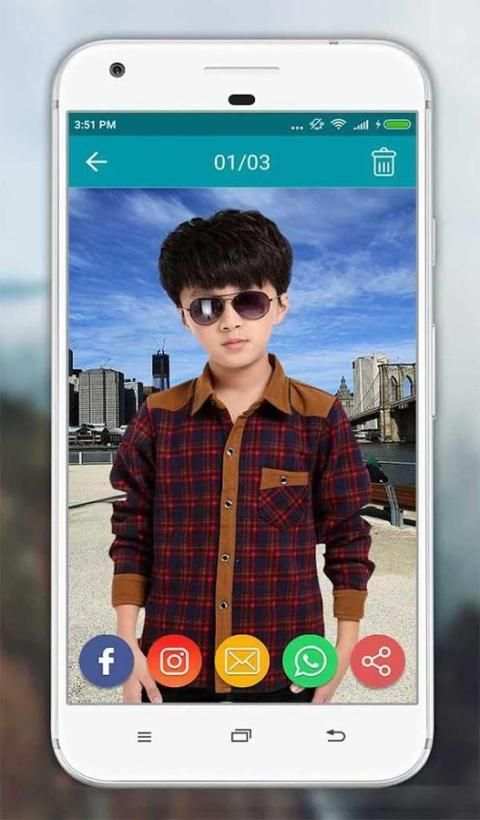 Baby Boy Photo Suit Editor स्क्रीनशॉट 1