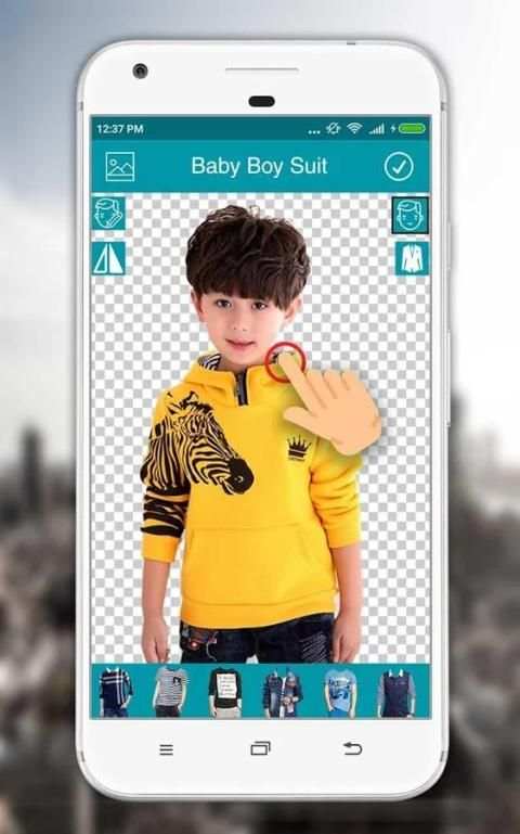 Baby Boy Photo Suit Editor स्क्रीनशॉट 9