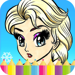 *Princess Girls Coloring Game иконка