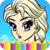 *Princess Girls Coloring Game