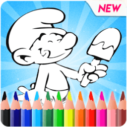 Coloring Book for Smurfs иконка