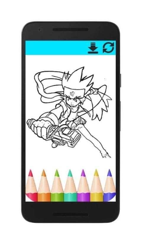 Coloring BeyBlade скриншот 3