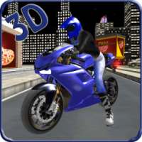 Pizza Delivery Bike Rider 3D