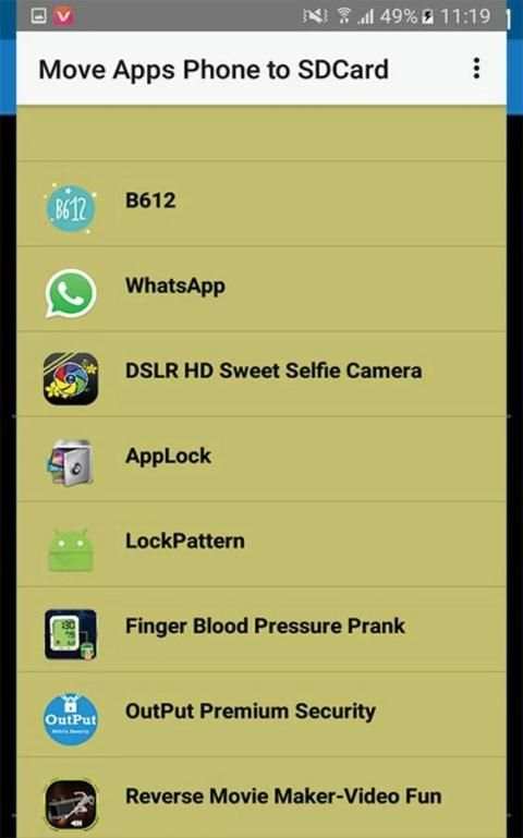 Move Apps - Phone to SD Card screenshot 5