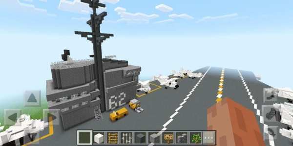 Aircraft Carrier Minecraft map screenshot 3