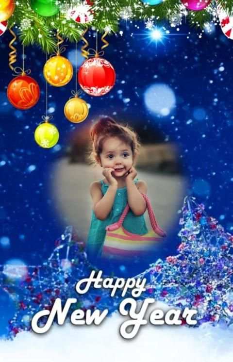 Happy New Year 2018 Photo Frame 3 تصوير الشاشة