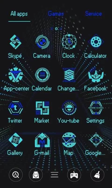 Laser GO Launcher Theme screenshot 4