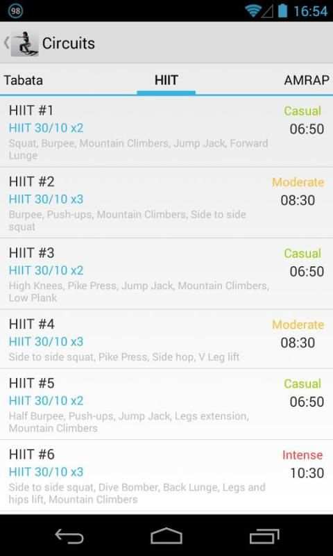 Circuit Training Assistant screenshot 4