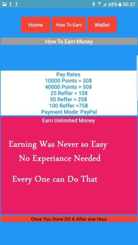 Cash Click -Earn Money screenshot 1