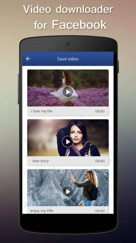 Video Downloader For Facebook screenshot 1