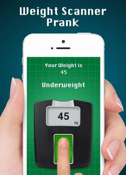 Weight Finger Scanner Prank скриншот 2