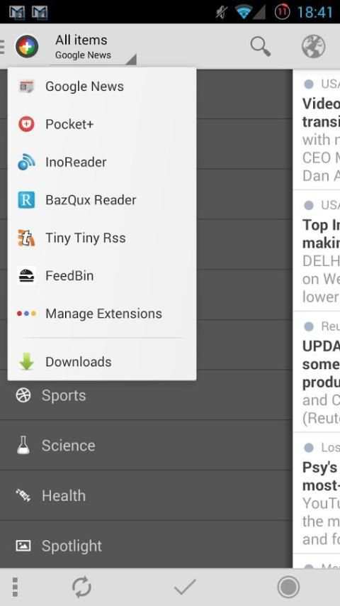 Tiny Tiny RSS | News+ скриншот 17