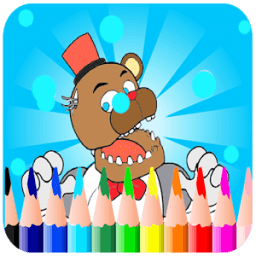 Kids Paint Coloring game for Five Nights icon