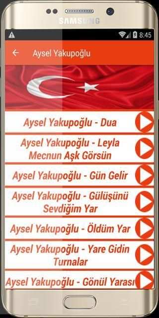 Aysel Yakupoğlu Şarkıları 3 تصوير الشاشة
