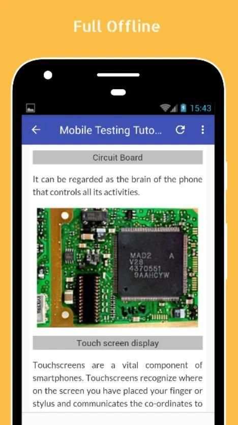 Tutorials for Mobile Testing Offline screenshot 1