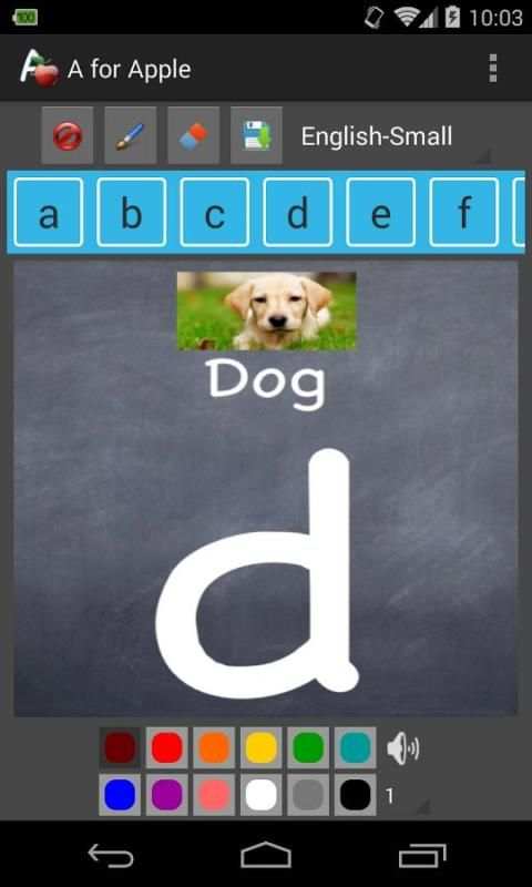 Kids Learning: A for Apple скриншот 3