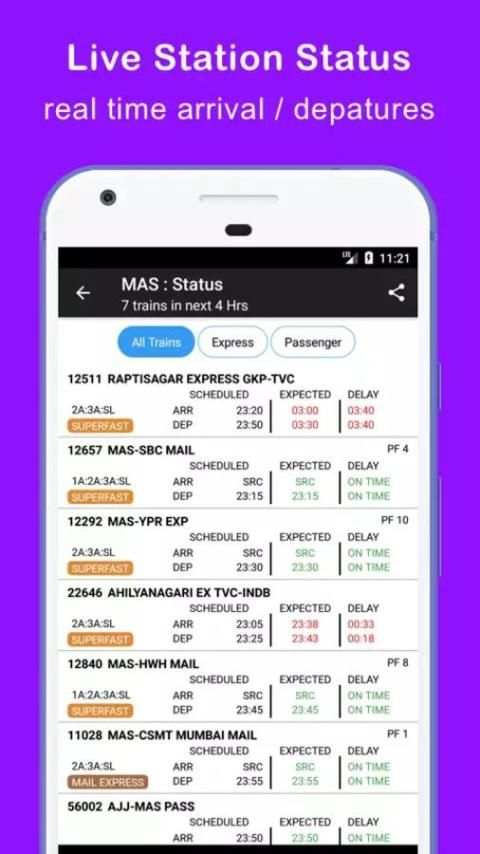 Official Indian Railway PNR Status screenshot 3