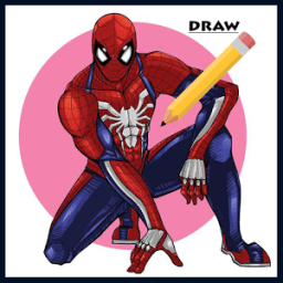 How to Draw Spiderman أيقونة