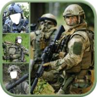 Military Photo Montage Effect