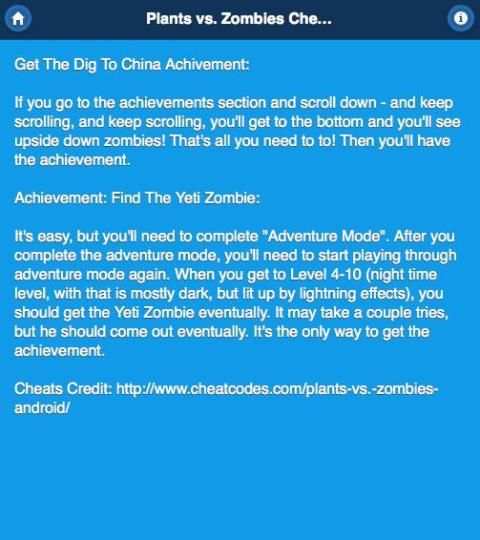 Mobile Game Cheat Codes - 2015 screenshot 2
