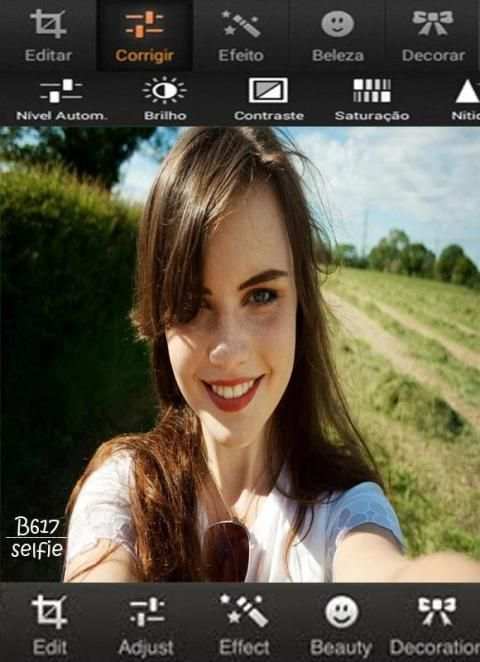 Camera Selfie B617 скриншот 2