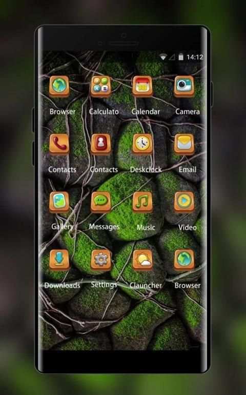 Green Nature Free Android Theme for Oppo 3 تصوير الشاشة