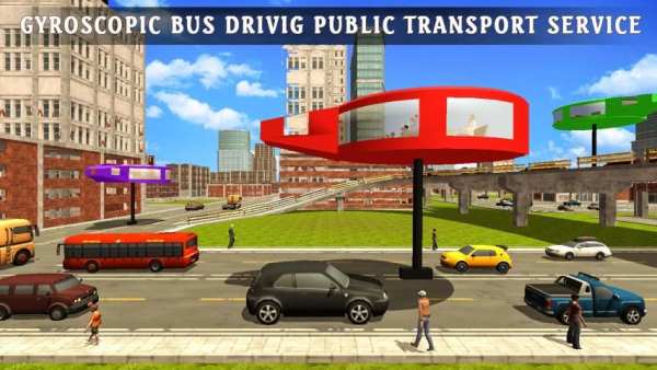 Gyroscopic Bus Driving Public Transport Service screenshot 1