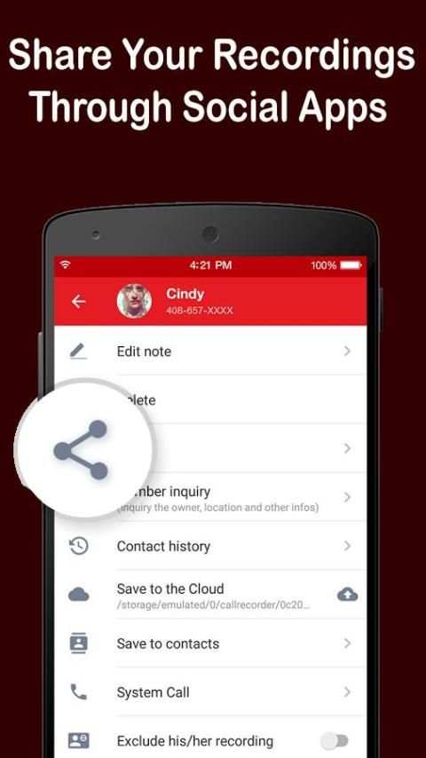 Call recorder pro: free screenshot 3