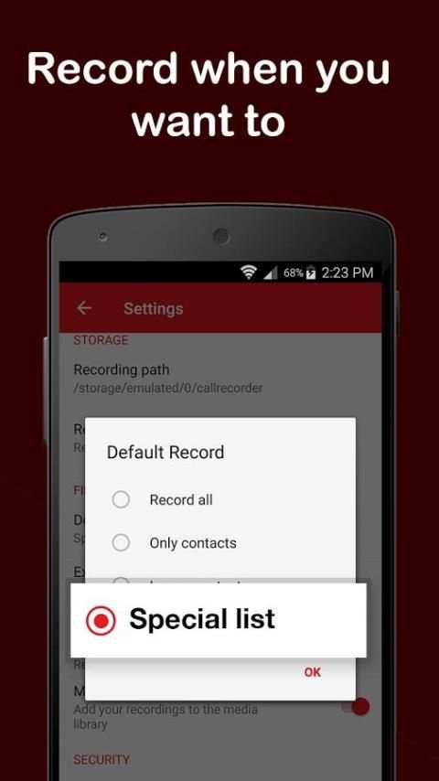 Call recorder pro: free screenshot 2