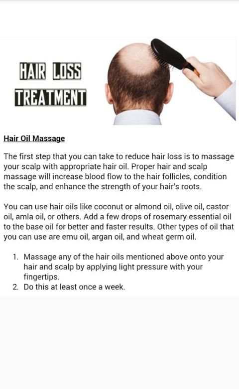 Hair loss Treatment for men screenshot 1
