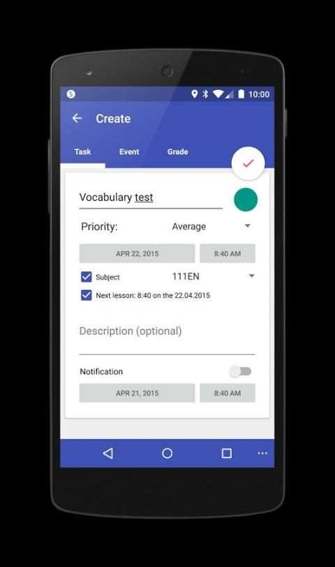School-Organizer - Timetable, Tasks and Grades screenshot 1