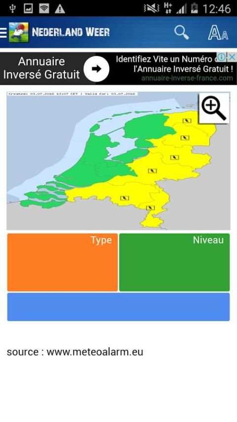 Nederland weer (Netherlands) screenshot 3