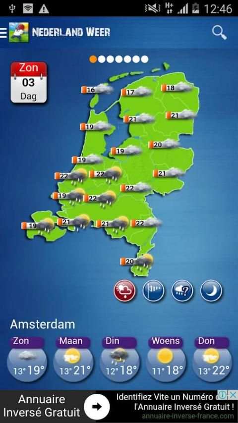 Nederland weer (Netherlands) screenshot 7
