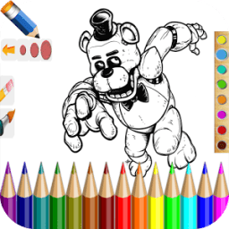 ikon Color Book Five Nights At FNAF