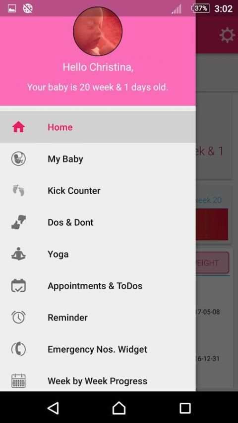 Pregnancy Friend App स्क्रीनशॉट 6