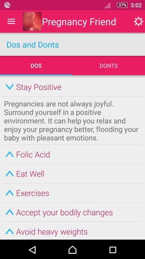 Pregnancy Friend App screenshot 5