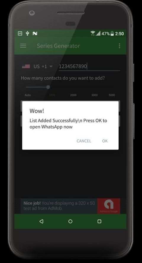 Real WhatsApp Contact Numbers screenshot 1