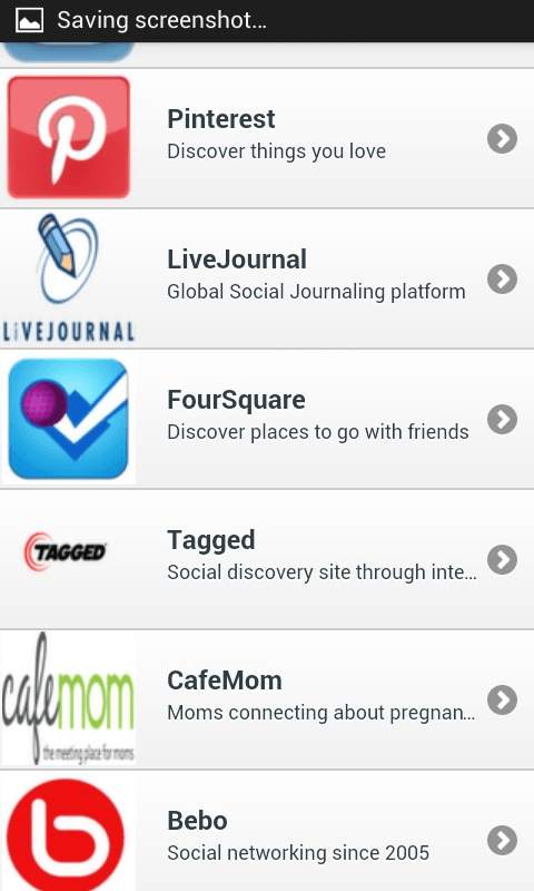 Free Social Networks screenshot 1