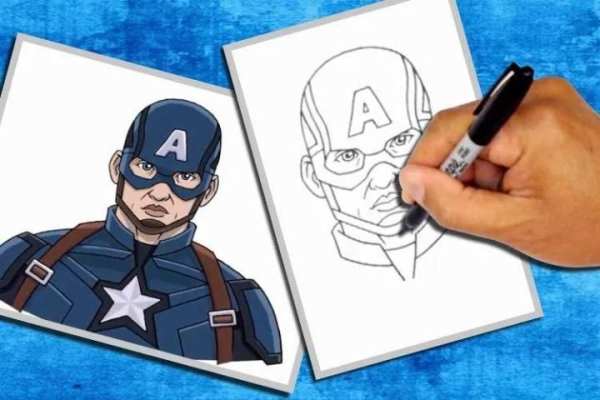 How to Draw Captain America скриншот 1