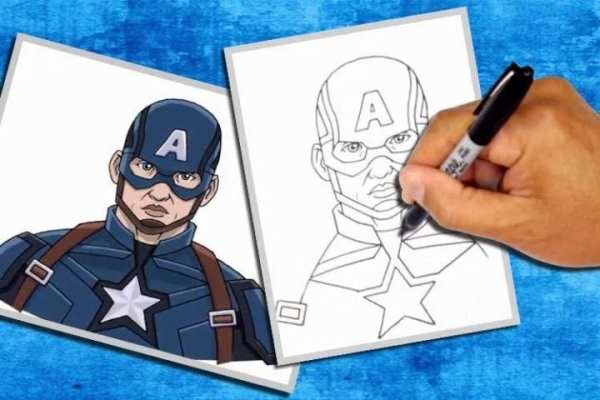 How to Draw Captain America скриншот 2